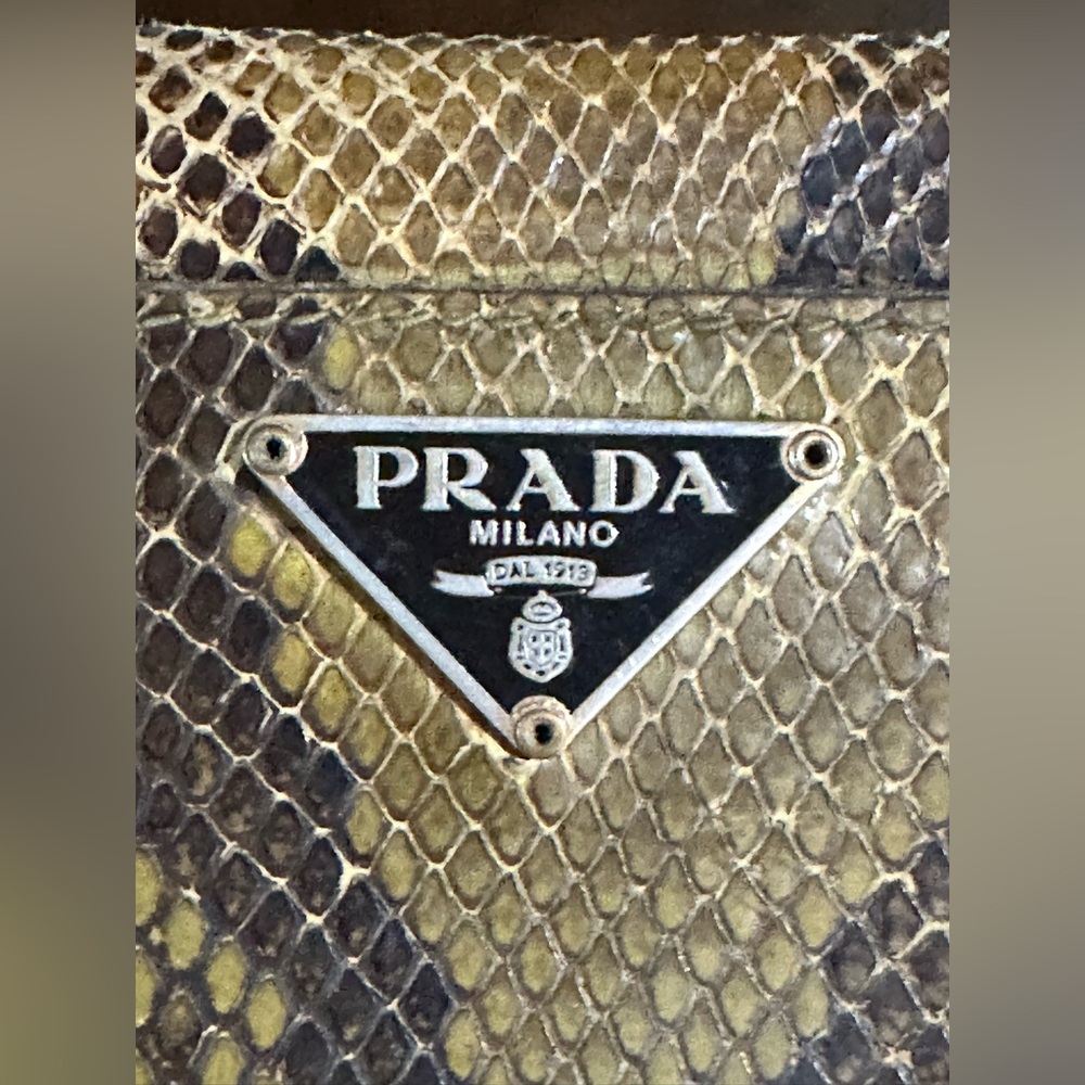 Prada Brown Python Wallet - Picture 15 of 15